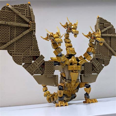 Lego Godzilla Vs King Ghidorah