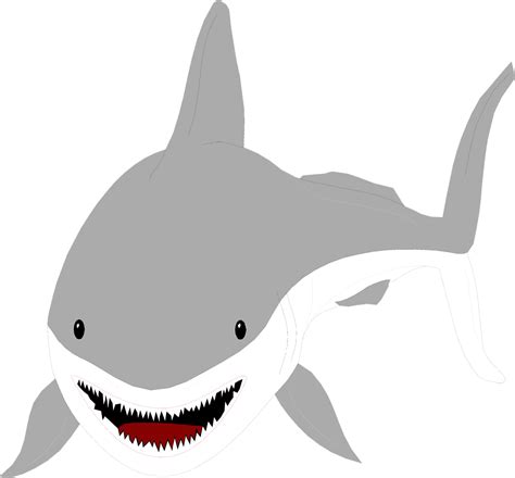 Great White Shark Cartoon Drawing at PaintingValley.com | Explore ...