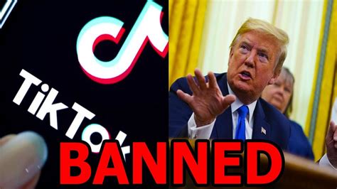 Tiktok Is Officially Banned In The U S Youtube