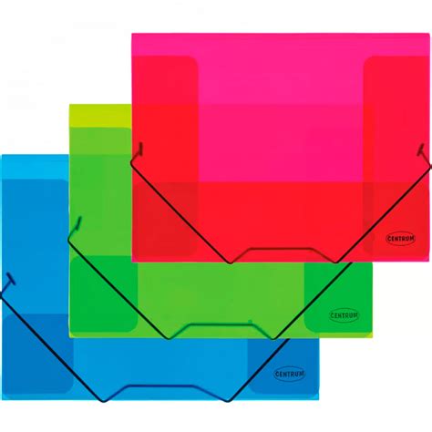 Папка на резинках "Centrum", А4, 15 мм, пластик, ассорти 9108012 купить ...