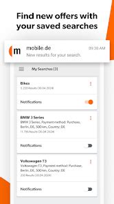 mobile.de - car market – Aplikacije v Googlu Play