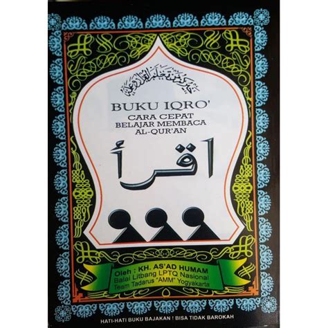 Jual Buku Iqro Besar Buku Iqro Cara Cepat Belajar Membaca Al Quran