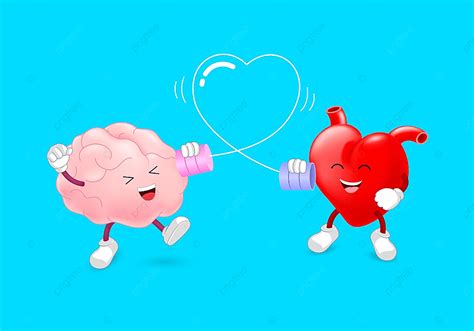 Cute Cartoon Characters Vector Art Png Cute Cartoon Brain Character