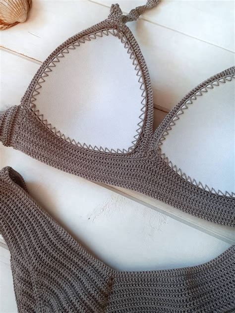 Crochet Swimsuit Crochet Swimwear Crochet Bikini Boho Etsy