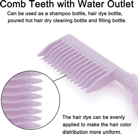 Root Comb Applicator Bottle 3pcs 6oz Hair Color Applicator Bottles