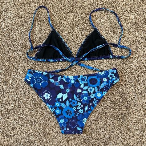 Kulani Kinis Swim Kulani Kinis Belle Pattern Triangle Bikini Set