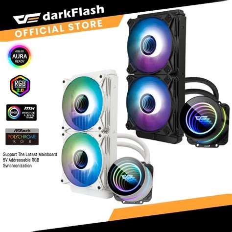 Darkflash Twister Dx V Aio Argb Liquid Cpu Cooler Shopee