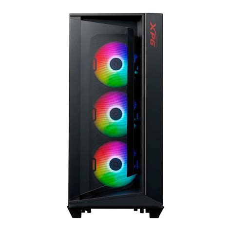 Gabinete Gamer Xpg Cruiser Mid Tower Lateral De Vidro Fans