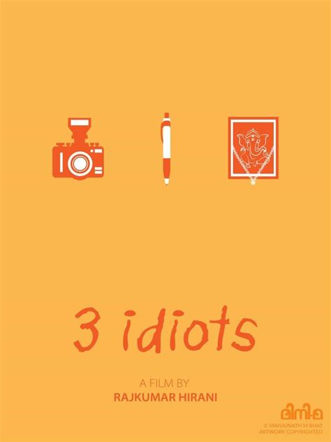 3 Idiots 2009 Movie Posters Minimalist Guess The Movie Film