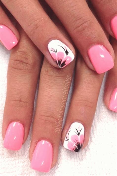 40 Fabulous Nail Designs That Are Totally In Season Right Now Vibrant Nails Pink Nail Art