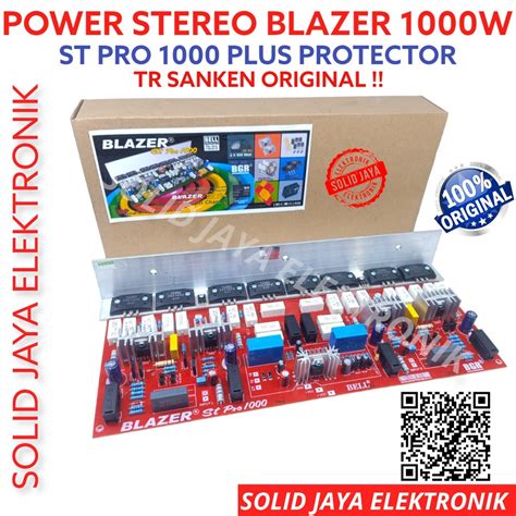 Jual Power Blazer Stereo W St Pro Plus Protektor Tr Sanken Asli Ori