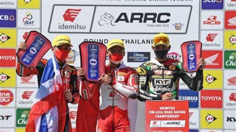 Andi Gilang Indonesia Juara Supersport Kelas Cc Di Thailand