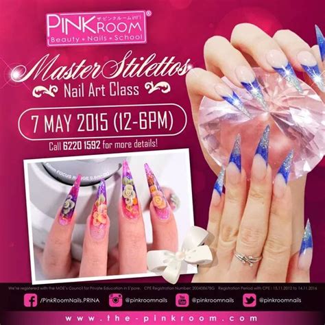 Master Stiletto Nail Art Class The Pink Room International Nail Academy