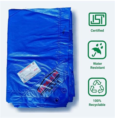 Polyethylene HDPE Blue Supreme Silpaulin Tarpaulin 90Gsm At Rs 3