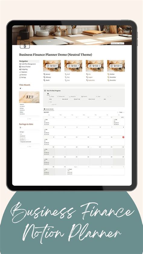 Notion Template Business Planner Digital Budget Finance Etsy