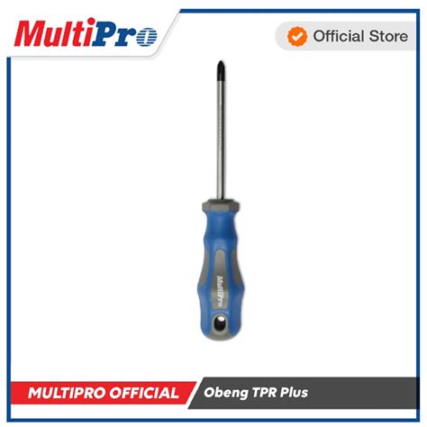 Jual MULTIPRO OBENG TPR PLUS TPR SCREWDRIVER PHILIPS GARANSI