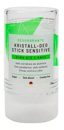 Desodorante Kristall Deo Stick Sensitive Alva G Crystal Frete Gr Tis