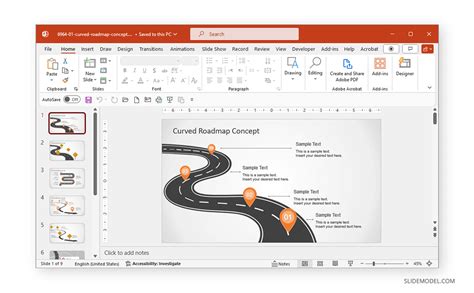 How To Create A Curved Roadmap In Powerpoint - Infoupdate.org 
