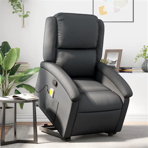 Fauteuil De Massage Inclinable，fauteuil De Salon，chaise De Massage Noir