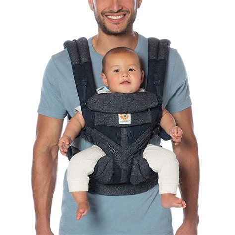 Ergobaby Omni 360 Cool Air Mesh Blue Tweed baby carrier 4 Positions