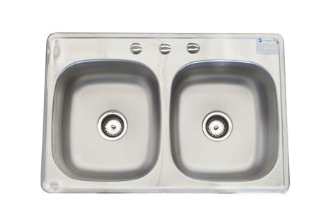 Fregadero Cocina Empotrar 2 Tinas 84x56x18 Eb Técnica C110 Color Gris