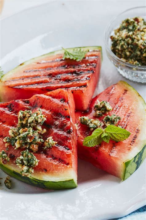 Gegrillte Wassermelone Soo Einfach Soo Lecker Eatbetter Gesunde