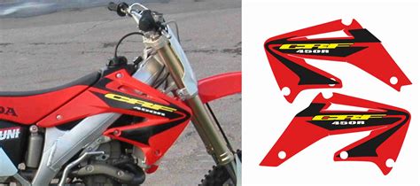 Gráficas Honda 450 CRF 2002 2004 Originales Tienda Gráficas para Moto