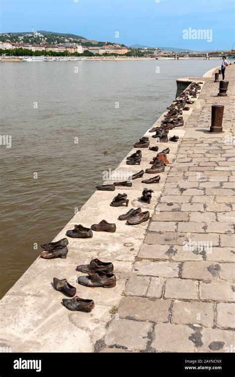 Shoes On The Danube Bank Memorial To Honour The Jews Who Were Massacred