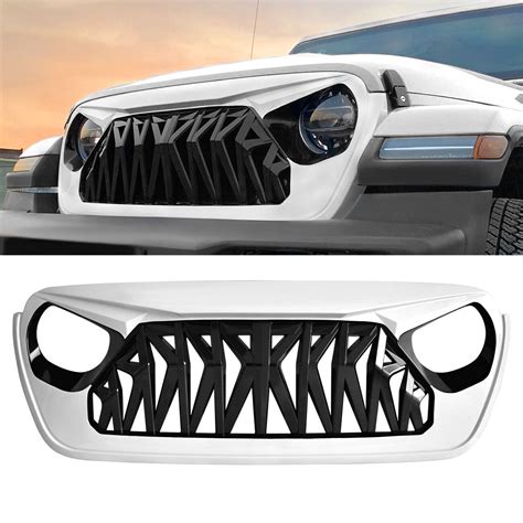 Front Grill Shark Grille For 2018 2021 Jeep Grelly USA