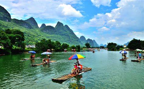 2 Days Yangshuo Yulong River Bamboo Drifting Tour From Guilin