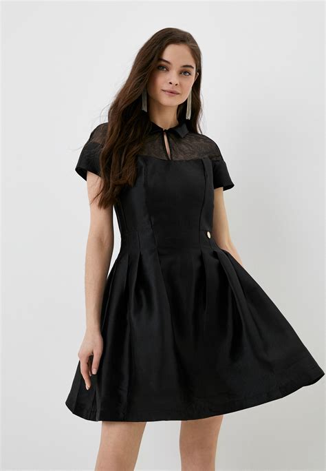 Платье Rich Naked Aria mini dress цвет черный MP002XW00QW0 купить в интернет магазине Lamoda