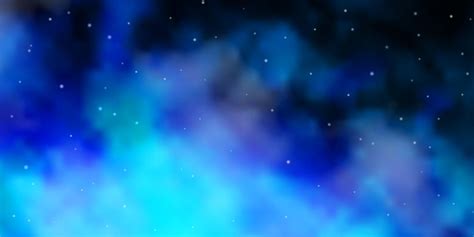 Light Blue Vector Texture With Beautiful Stars Vector Art At