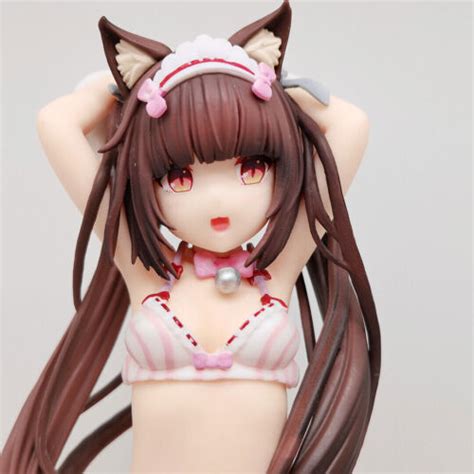 Anime Nekopara Chocola Changing Clothes Pvc Figure Statue New No Box Ebay