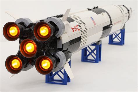 PFx Brick LEGO Ideas NASA Apollo Saturn V 21309 Mit Licht Und Sound