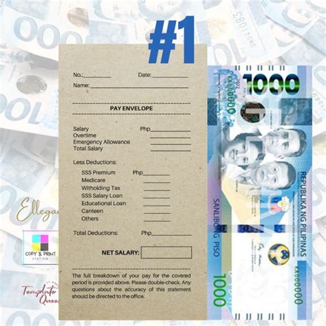 Customized Payroll Envelope 25 Pcs Pay Envelope Lazada PH