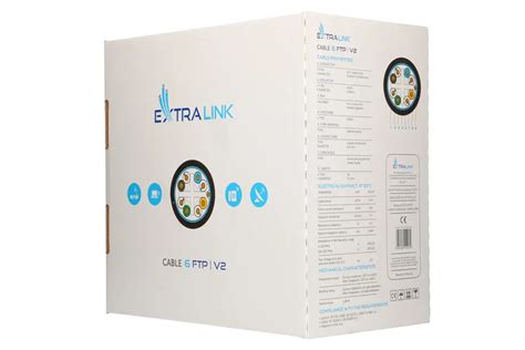 Twisted Pair Cables Extralink CAT6 FTP F UTP V2 Outdoor Twisted