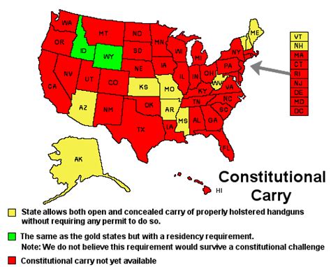 Open Carry States Map