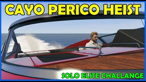 Gta Online Solo Cayo Perico Heist Stealth Elite Youtube