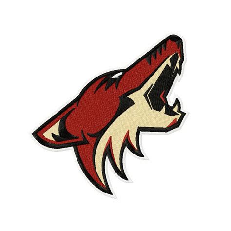 Phoenix Coyotes embroidery design INSTANT download