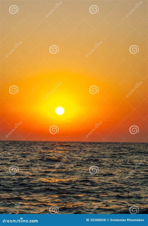 Clear Sky Without Clouds At Sunset Royalty Free Stock Photos - Image ...