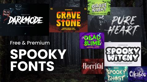 30 Free and Premium Spooky Fonts to Get Your Creep On