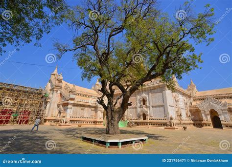 Ancient Buddhist Temple In Bagan Myanmar Editorial Photo Image Of