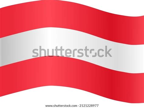 Waving Austria Flag Isolated On Png Stock Vector Royalty Free