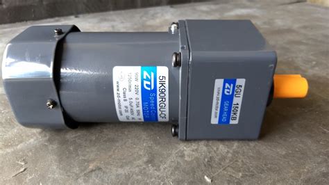 Zd Single Phase W Speed Adjustable Ac Geared Motor To Rpm