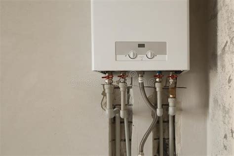 Hot Water Heater Installation Stock Image Image Of House Tool