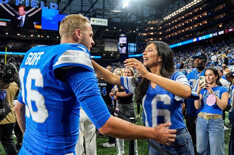 Jared Goff's Wife Christen Harper Links Up With Jahmyr Gibbs ...