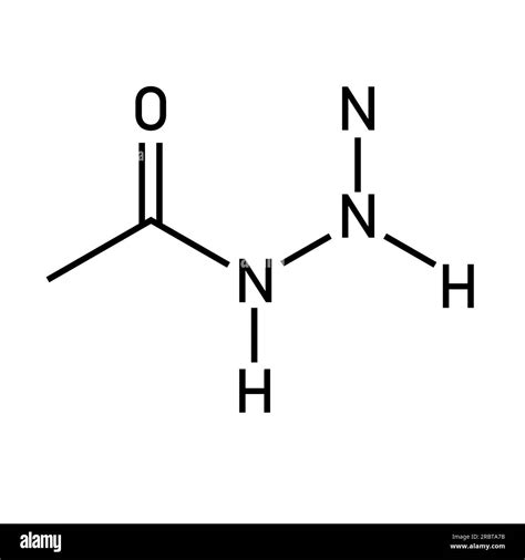 Chemical structure of Hydrazide (C2H6N2O). Chemical resources for ...