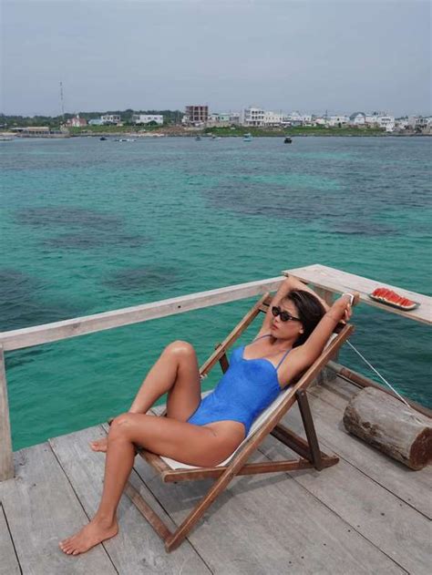 Tr N B Nh Tiktoker H Ng Nhung Bikini Khoe Body Sexy