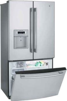 Lg Lrfd St Cu Ft French Door Refrigerator W External Water