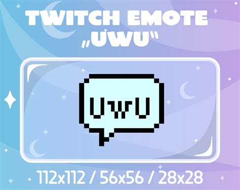 Twitch Emote Uwu - Etsy